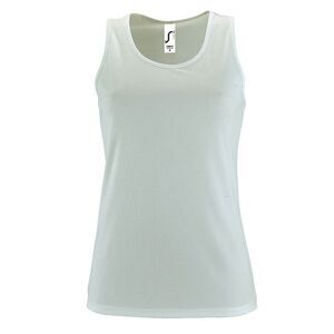 SOLS Womens/Ladies Sporty Performance Tank Top / White